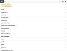 Tablet Screenshot of primemeats.com